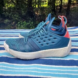 Adidas James Harden vol 2 basketball shoes men's size 7.5 blue